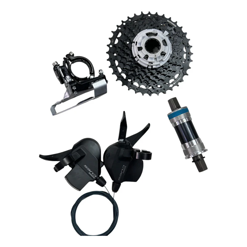 Grupo Bicicleta Shimano Cues 2x9 Biplato Hidráulico - Imagen 4