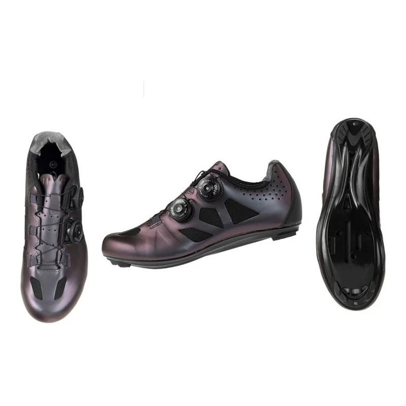 Zapatillas Ciclismo Gw Dark Side Bicicletas Ruta Doble Atop - Imagen 8