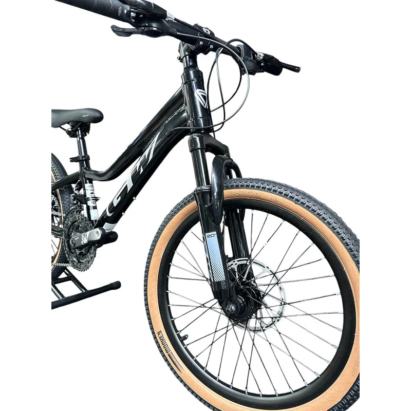 Bicicleta Gw Monkey Rin 20 Aluminio Niño Niña Color Negro Tamaño Del Marco 20 - Imagen 5