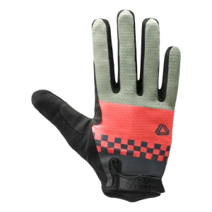 Guantes Ciclismo Mtb Ruta Largo Gw Rider Gel Naranja-gris Xs