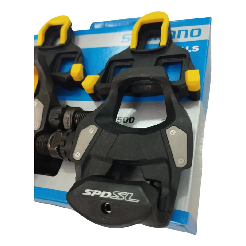 Pedales Bicicleta Shimano Pd-rs500 Ciclismo Ruta Negro/gris - Imagen 3