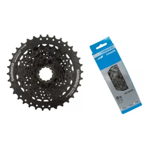 Pacha Cadenilla Shimano 8v Original Megarange Negro