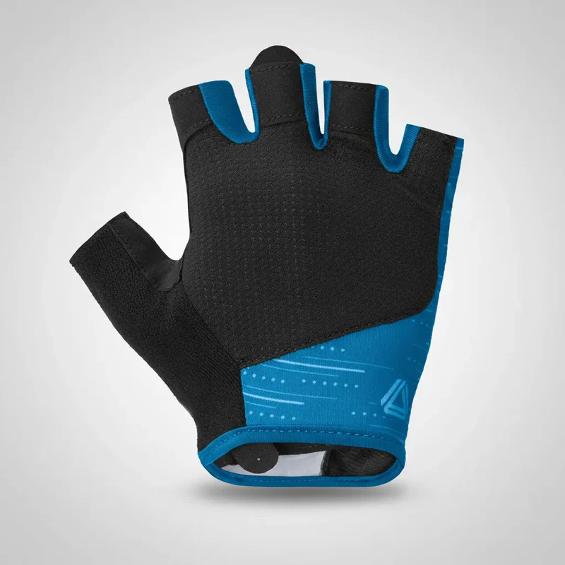 Guantes Ciclismo Dedo Corto Gw Jet Gel Azul S - Imagen 5
