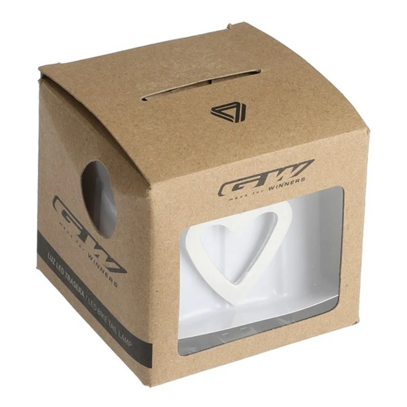 Luz Bicicleta Gw Redonda Corazon Led Recargable Usb - Imagen 5