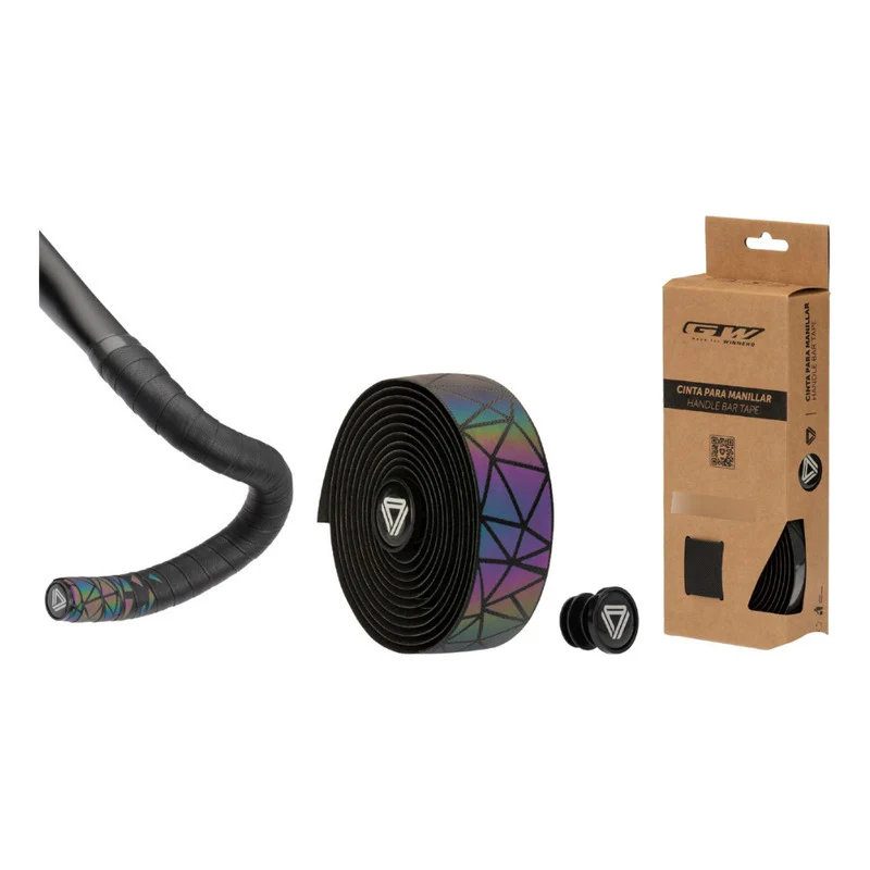 Cinta Manubrio Ruta Gw Dazzling Triangle Bicicletas Negro