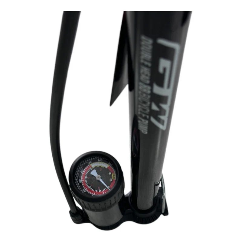 Bomba De Aire Para Bicicleta Gw 160 Psi Color Negro Ideal Ruta Mtb Válvula Presta Schrader Portátil Alta Presión Inflador Manual Compacto Liviano Reforzado Fácil De Usar Negro Gw - Imagen 5