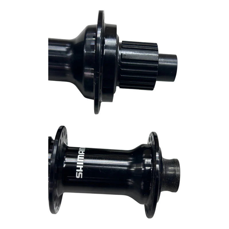 Juego De Manzanas Shimano Mt410 32h 12v Micro Spline Negro - Imagen 4