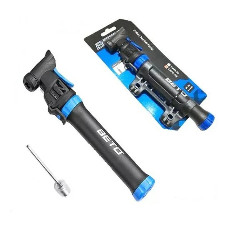 Bomba Inflador Beto Bicicletas Ruta Mtb 80 Psi Soporte Aguja Negro - Imagen 7