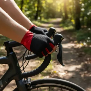 Guantes Ciclismo Dedo Corto Gw Jet Gel Escarlata L