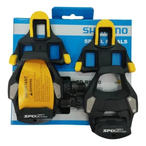 Pedales Bicicleta Shimano Pd-rs500 Ciclismo Ruta Negro/gris