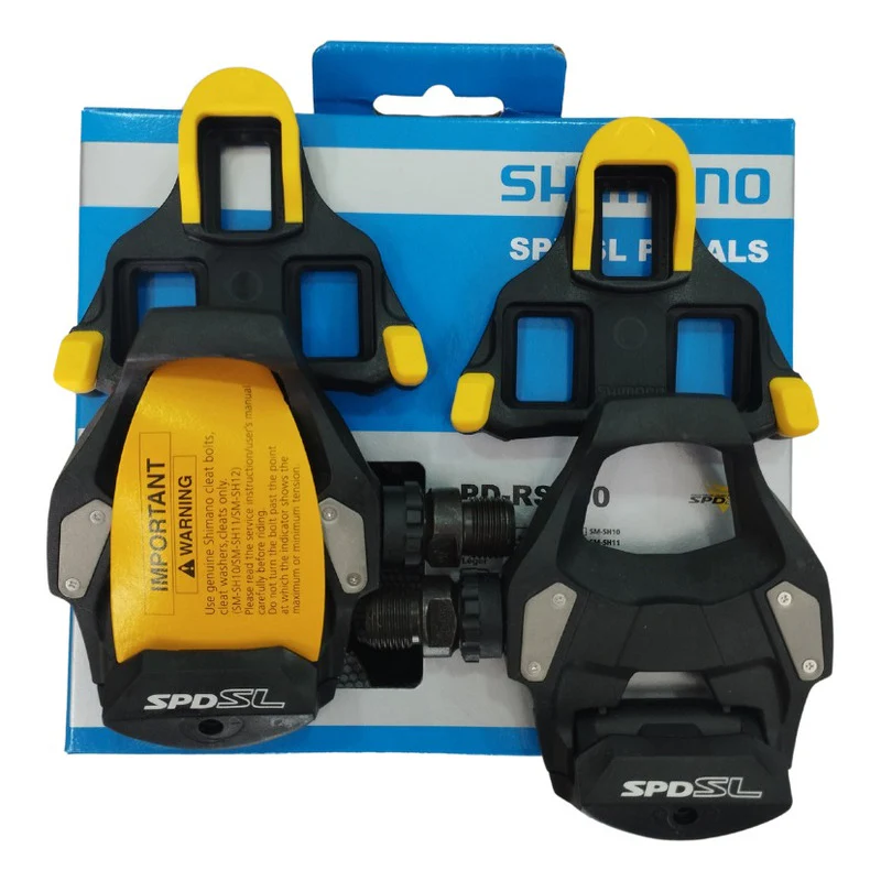 Pedales Bicicleta Shimano Pd-rs500 Ciclismo Ruta Negro/gris