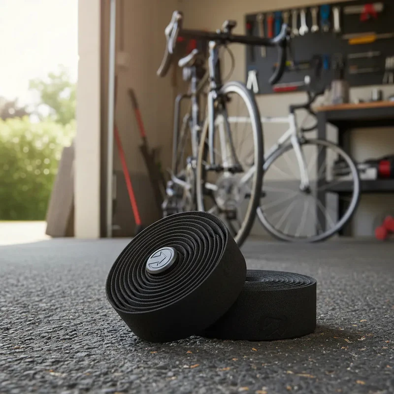 Cintas Manubrio Bicicleta Ruta Pursuit Sport Eva 3mm Pro Negro Lisa - Imagen 3