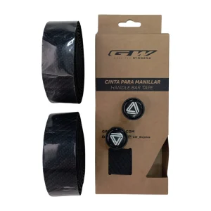 Cinta Manubrio Bicicleta Gw 3d Carbon Silicone  Negro