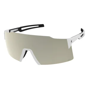 Gafas Ciclismo Running Scott Stride Lente Gris Armazón Blanco