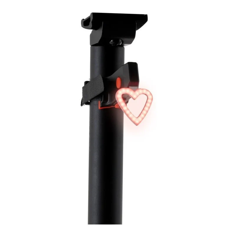 Luz Bicicleta Gw Redonda Corazon Led Recargable Usb - Imagen 3
