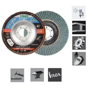 Disco laminado azul grano 40