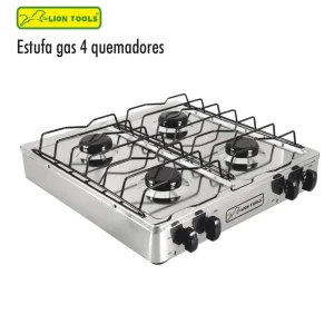 Estufa de gas 4 quemadores