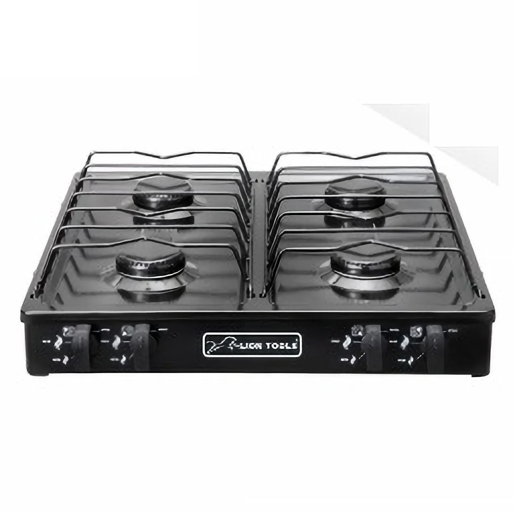 Estufa de gas 4 quemadores porcelanizada lion tools