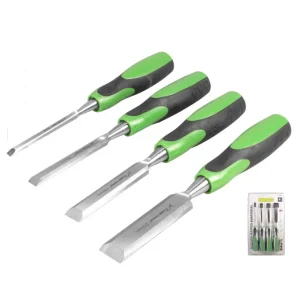 Formón mango bimaterial 4 piezas