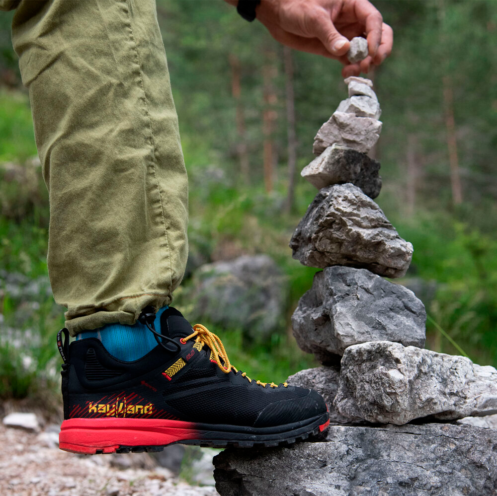 ZAPATILLA KAYLAND GRIMPEUR GTX GREY RED - Imagen 4