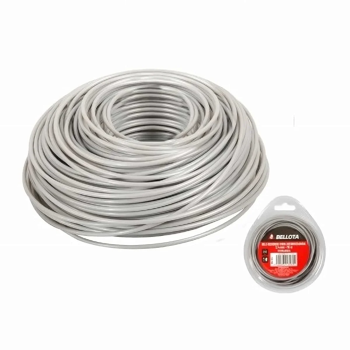 Hilo para desbrozadora gris 2.4 mm 86 mts - Imagen 2
