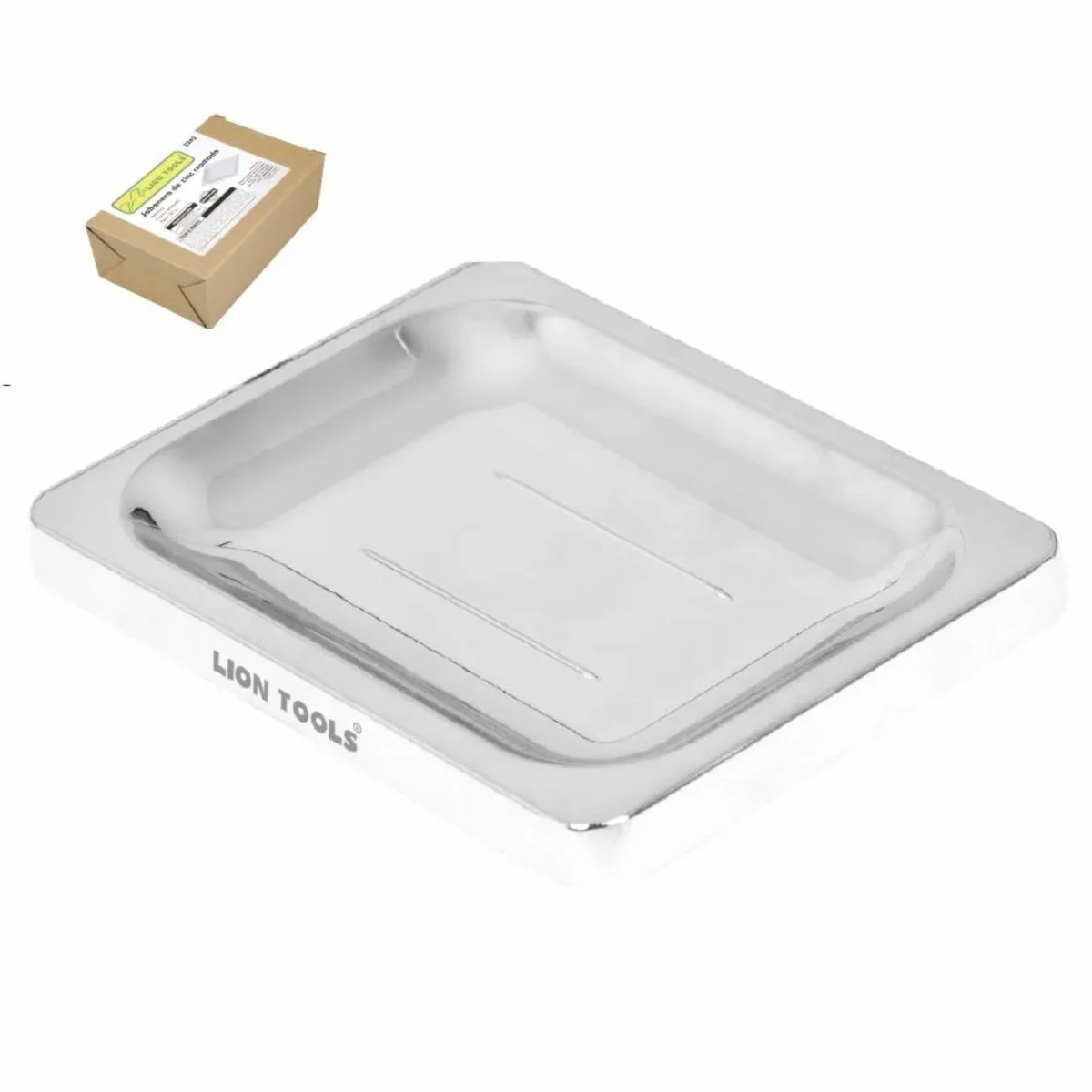 Jabonera metálica para baño - Imagen 2