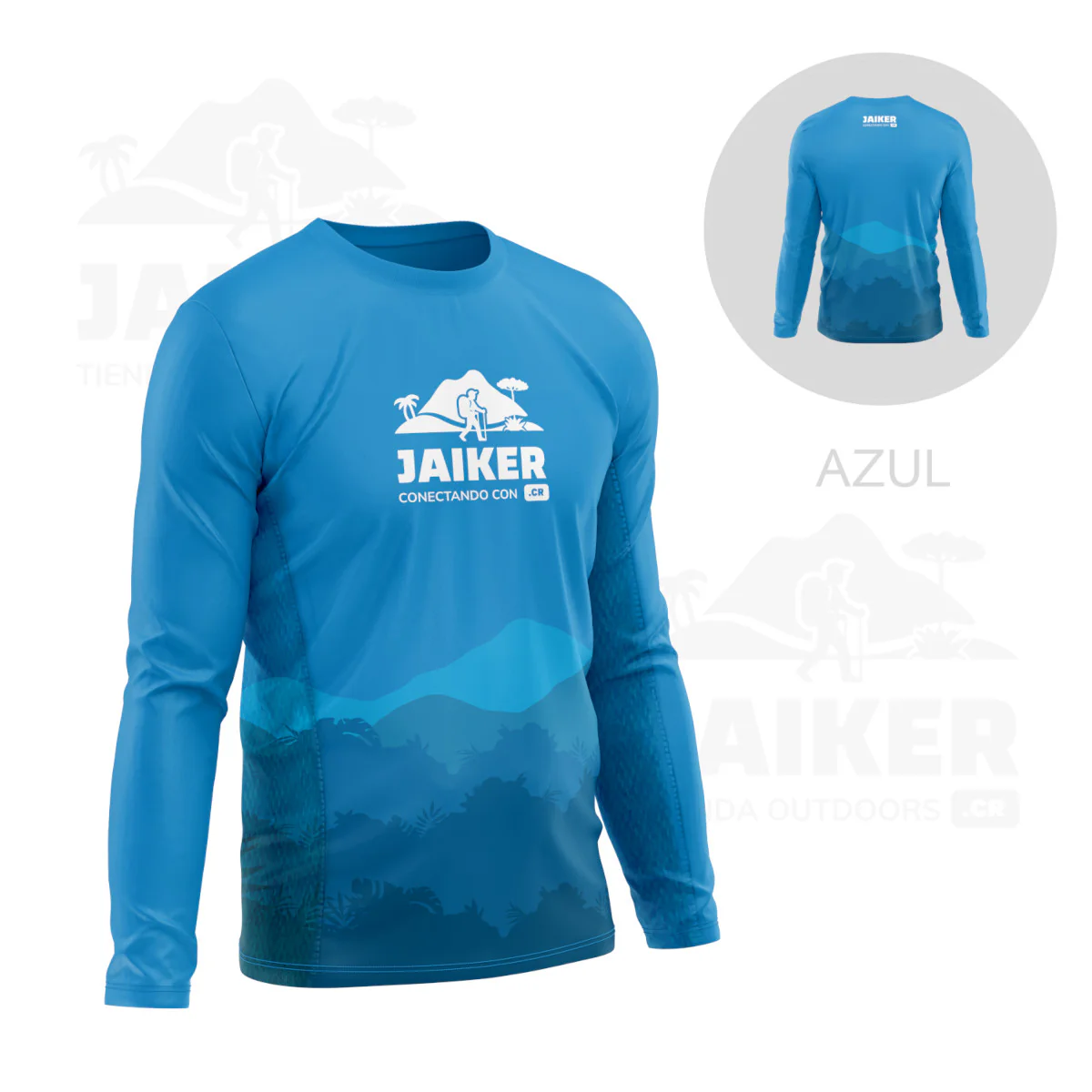 Camiseta Jaiker Conectando para Senderismo, Respirable, Protección UV, Secado Rápido - Imagen 8