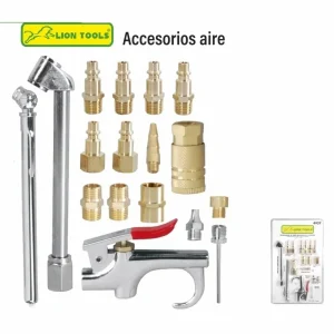 Juego de accesorios para compresor lion tools