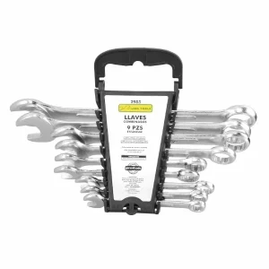 Juego de llaves combinadas estándar 9 piezas
