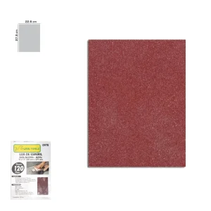 Lija de esmeril roja grano 50