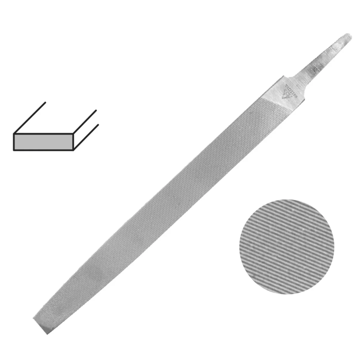 Lima fina plana 10 pulgadas - Imagen 2