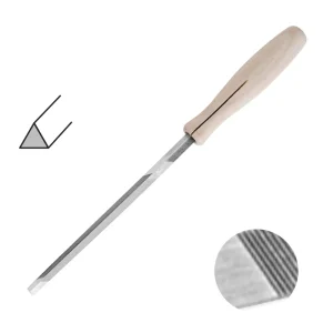 Lima triangulo doble punta 7 pulgadas