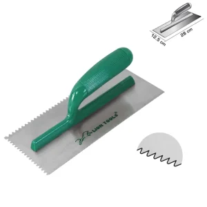 Llana de albañil triangular