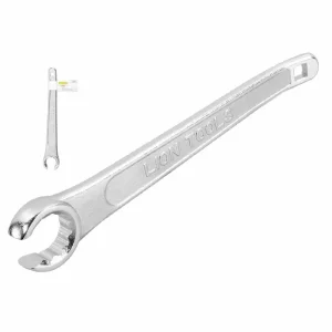 Llave para tanque de gas cromada