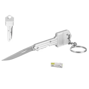 Llavero de navaja tipo llave