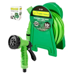 Manguera para agua con carrete