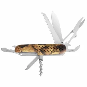 Navaja multiusos 11 usos camuflaje