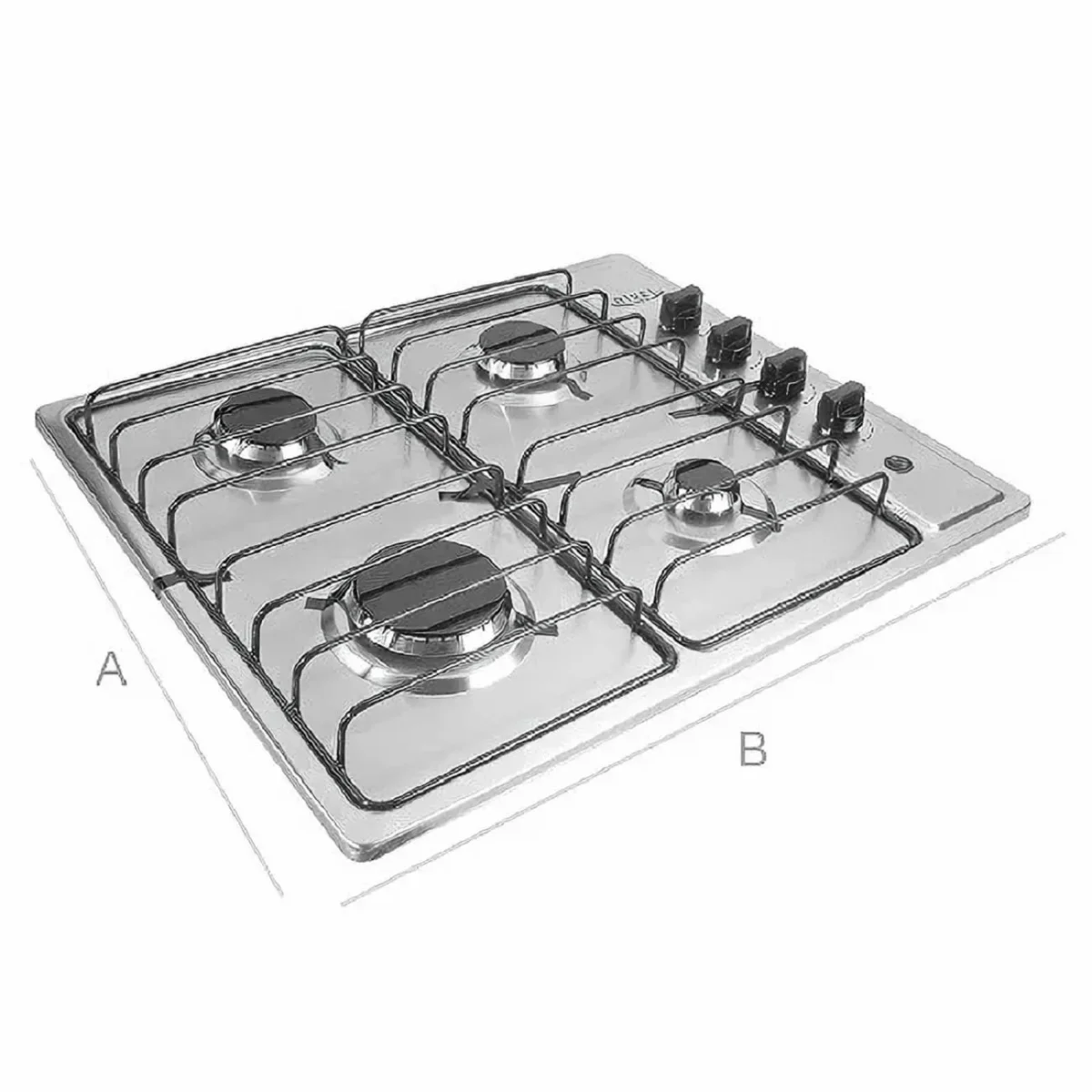 Parrilla de gas 4 quemadores encendido eléctrico - Imagen 2