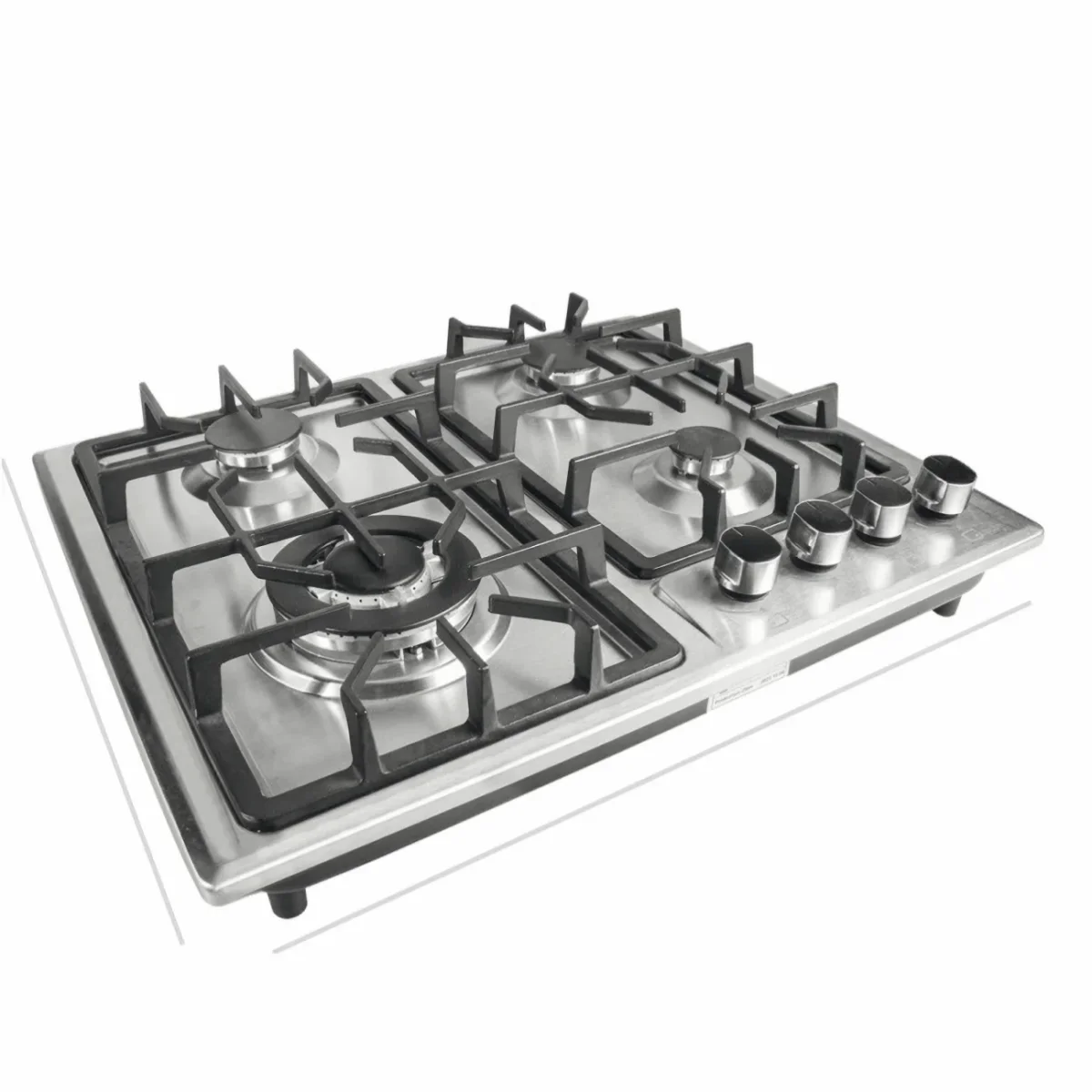 Parrilla de gas empotrable y sobreponer