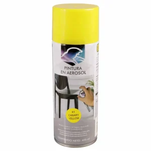 Pintura aerosol color amarillo canario
