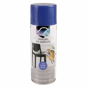 Pintura en aerosol azul metálico