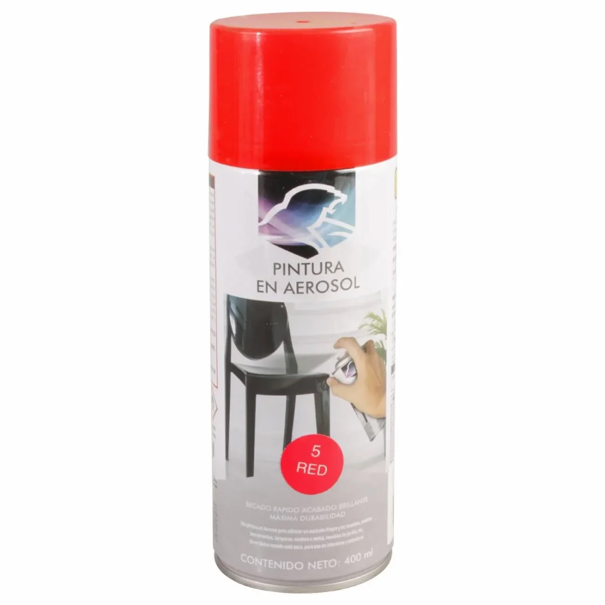 Pintura en aerosol color rojo - Imagen 2