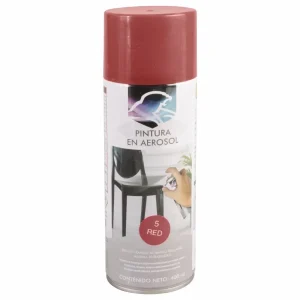 Pintura en aerosol color rojo oscuro