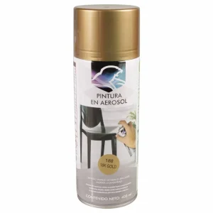 Pintura en aerosol oro brillante
