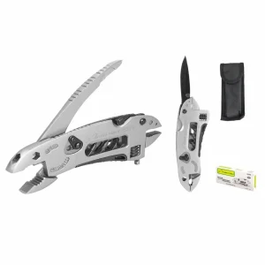 Pinza doble con navaja