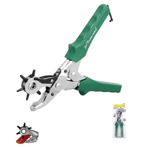 Pinza sacabocados para cuero