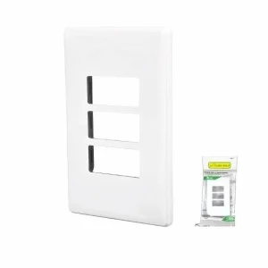 Placa para 3 apagadores