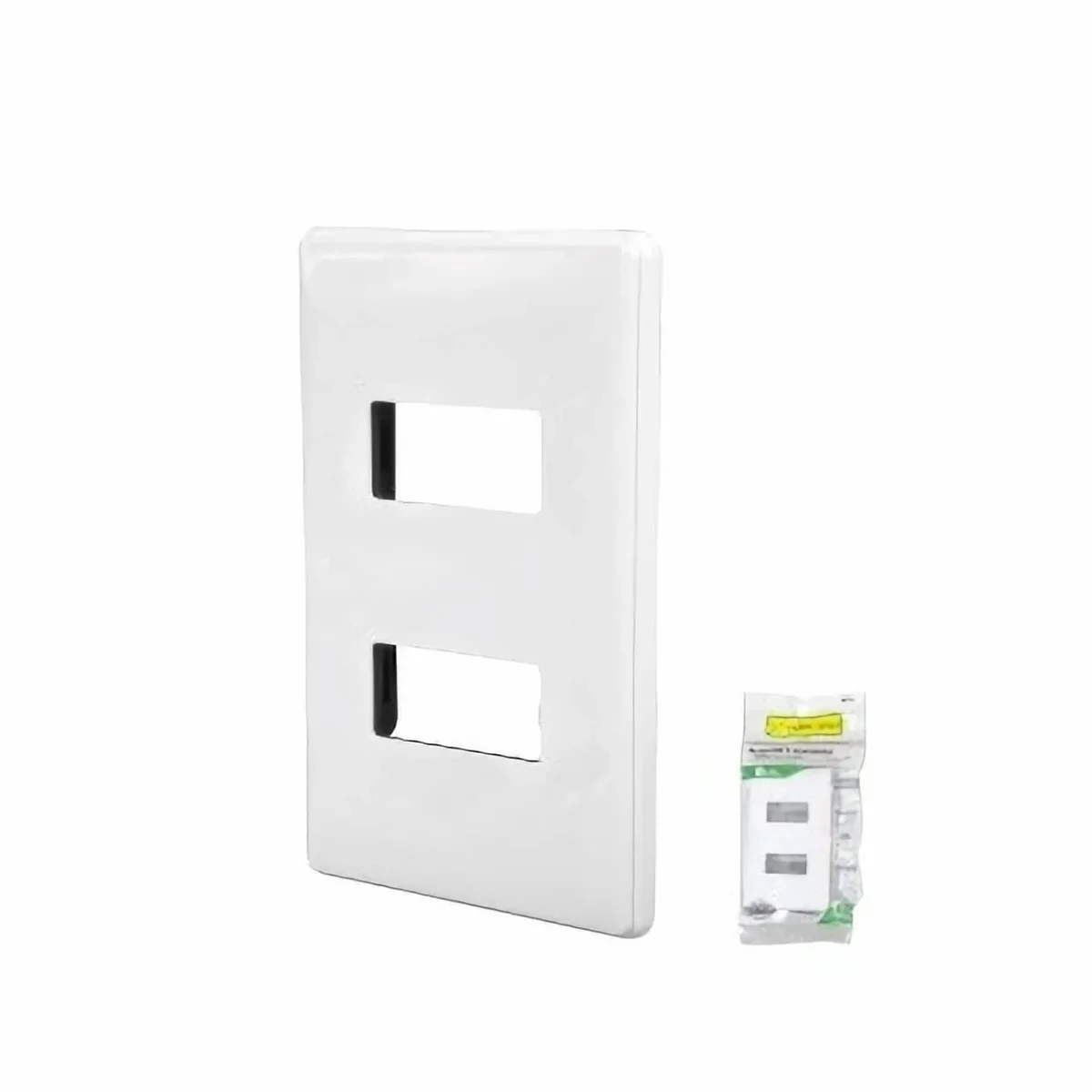 Placa plástica para apagador doble - Imagen 2