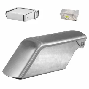 Raspahielo de acero inoxidable