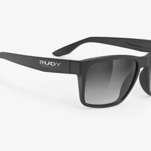 LENTES RUDY SPINHAWK EDGE BLACK MATTE / SMOKE BLACK DEG